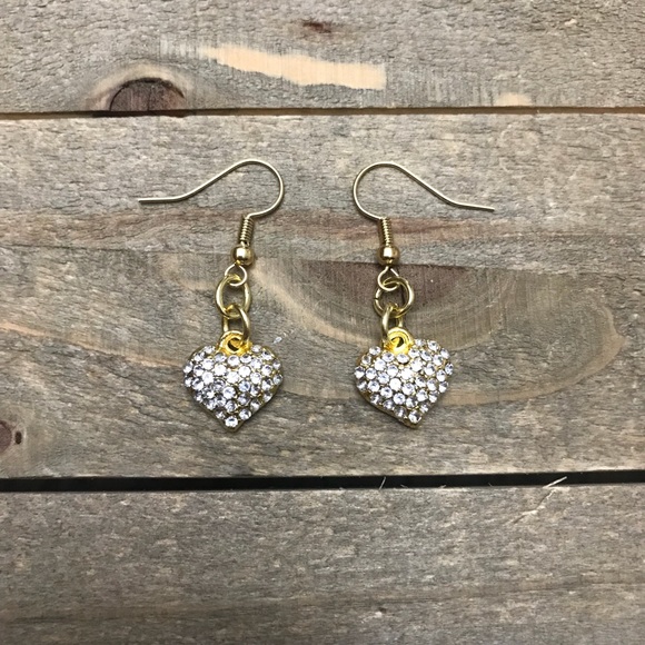 handmade Jewelry - 3 for $25 Handmade Gold and Silver Heart Earrings
